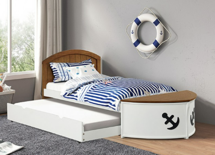 Ship Design Twin Captain Bed