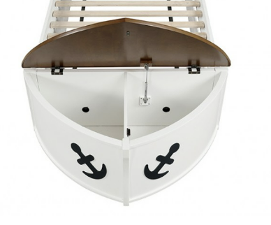 Ship Design Twin Captain Bed
