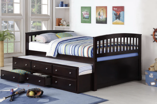 Captain Full size Bed with Twin Trundle