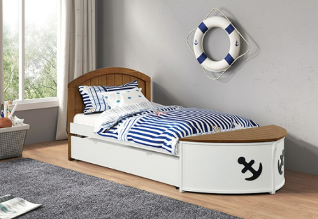 Ship Design Twin Captain Bed